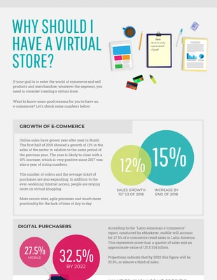 Free  Template: Store Infographic Template