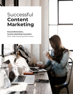 Free  Template: Content Marketing White Paper Template