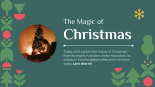 Free  Template: Christmas Presentation Ideas PPT Template