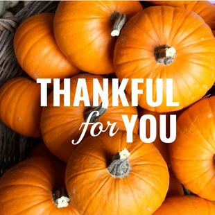 Free  Template: Thankful  Card