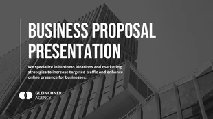 Free  Template: Classic Professional Proposal Presentation Template