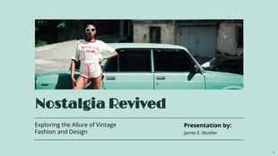 premium  Template: Nostalgia Revived Vintage Presentation Template