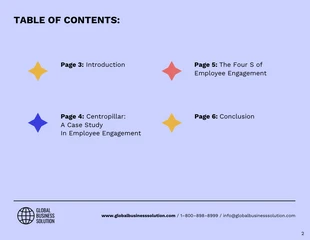 Simple Employee Engagement Handbook Template - Page 2