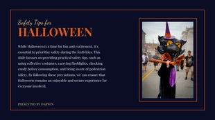 Blue and Orange Simple Halloween Presentation - Page 5