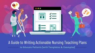 premium  Template: Nursing Teaching Plans for Patient Education Blog Header