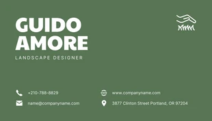 Light Grey Minimalist Photo Landscaping And Lawn Service Business Cards - Page 2