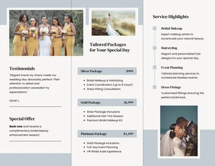 Bridal & Special Occasion Services Brochure - Page 2