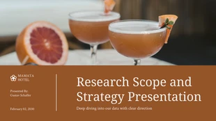 Free  Template: Research Strategy Presentation Template