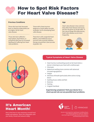 Free  Template: Heart Health Flyer Template