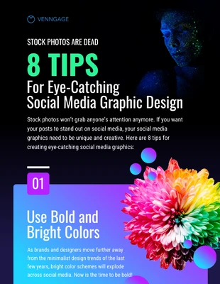 premium  Template: Social Media Design Infographic Template