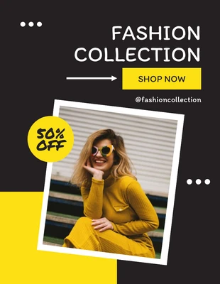 Free  Template: Fashion Collection Sale Flyer Template