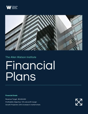 Free  Template: Neon Green Financial Plan