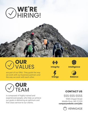 business  Template: Company Core Values Infographic Template