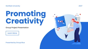 Free  Template: Promoting Creativity Presentation Template