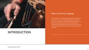 Orange Modern Music Presentation - Page 2