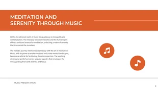 Orange Modern Music Presentation - Page 4