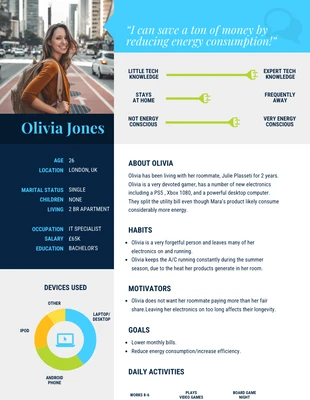 business  Template: Energy Consumption Customer Persona Guide Template