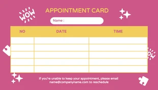 Dark Purple Cute Playful Baby And Spa Appointment Business Card - Page 2