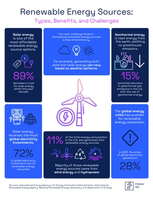 business  Template: Renewable Energy Sources Infographic Template