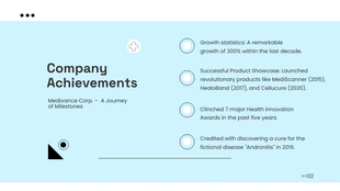 Easy Blue Simple Medical Presentation - Page 2