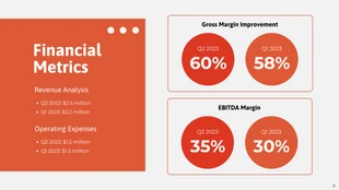 Professional Red Finances Presentation - Page 3