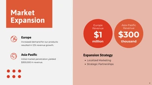 Professional Red Finances Presentation - Page 4