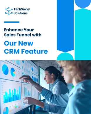 Free  Template: CRM Feature LinkedIn Carousel Social Media Template