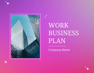 Free  Template: Gradient Work Plan Template