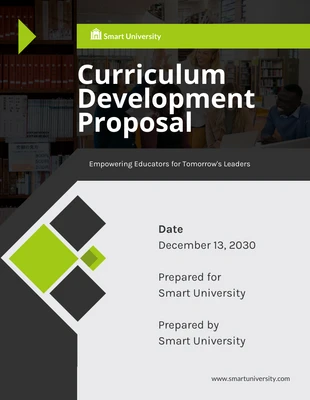 Free  Template: Curriculum Development Proposal Template