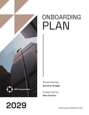 Free  Template: Onboard Plan Template