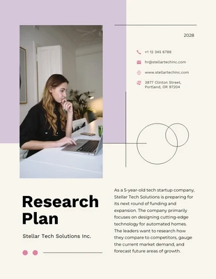 Free  Template: Pink Sands Example of Research Plan Template