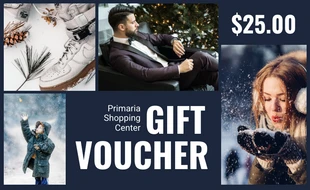 premium  Template: Winter Fashion Retail Gift Certificate