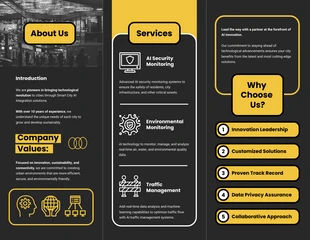 Smart City AI Integration C Fold Brochure - Page 2