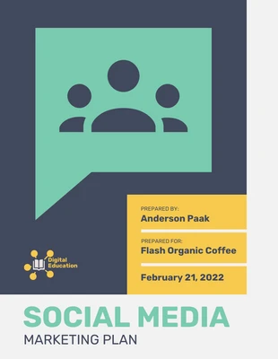 premium  Template: Bold Social Media Marketing Plan Template