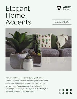 business  Template: Elegent Home Decor Catalog Template