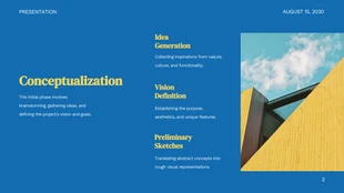 Dark Blue Yellow Orange Architecture Presentation - Page 3