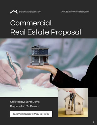 Free  Template: Commercial Real Estate Proposal Template