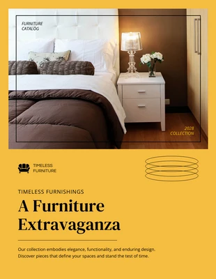 premium  Template: Luxury Furniture Catalog Template