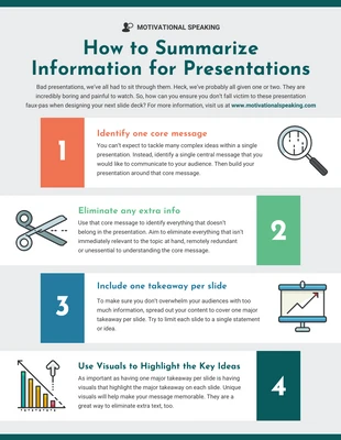 business  Template: Summarize Information for Presentations Infographic Template