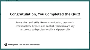 Soft Skills Training Quiz Presentation - Page 8