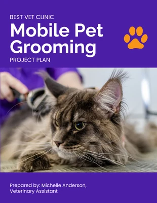 Free  Template: Pet Grooming Project Plan Template