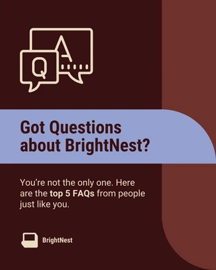 Free  Template: Business FAQs LinkedIn Carousel Portrait Template