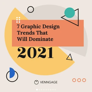 Free  Template: Graphic Design Trends 2021 Instagram Carousel Post