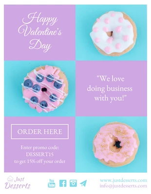 Free  Template: Happy Valentine's Day Email Newsletter Template