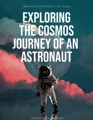 Free  Template: Astronaut Photo eBook Cover Template