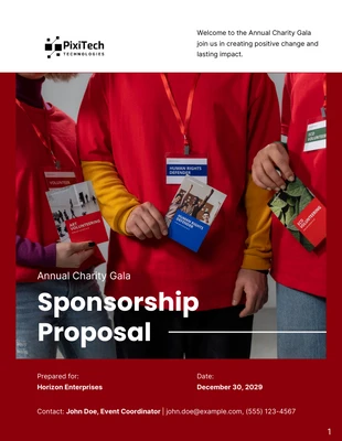 premium  Template: Modern Sponsorship Proposal Template