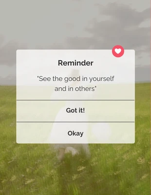 Free  Template: Blurred Photocentric Reminder Motivational Quote  Template