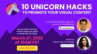 premium  Template: Webinar Promotion Email Banner