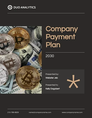 Free  Template: Bronze Payment Plan Template