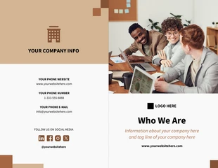 Free  Template: Blank Brochure Template